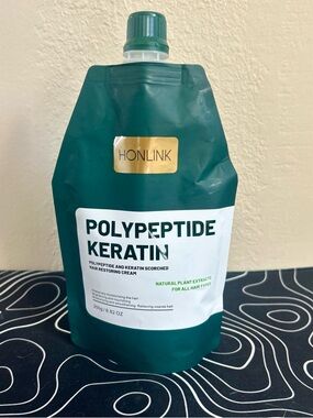 HONLINK Keratin Polypeptide Hair Repair Mask 8.82 oz Deep Damage Treatment